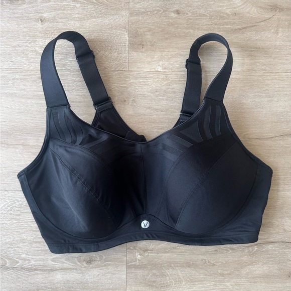 Livi Active Max Support Sports Bra Black SZ 44 DDD - Picture 2 of 7